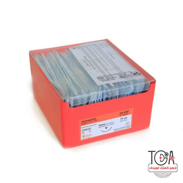 نخ و سوزن بخیه ویکریل سوپا قابل جذب مصنوعی استریل