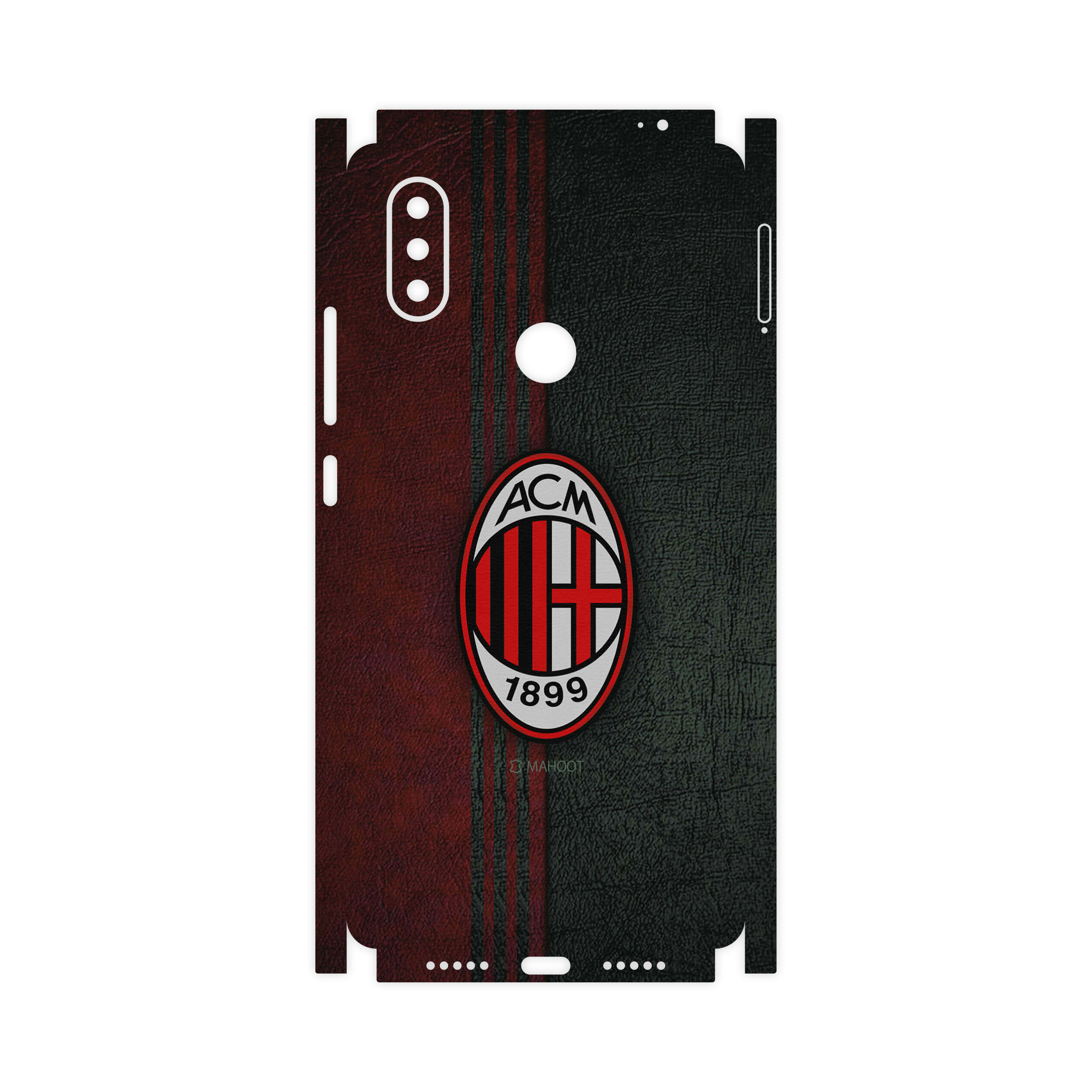برچسب پوششی ماهوت مدل AC-Milan-FC-FullSkin مناسب برای گوشی موبایل شیائومی MI 8 SE