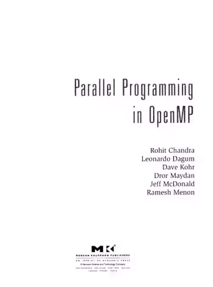 خرید و دانلود نسخه کامل کتاب Parallel Programming in OpenMP
