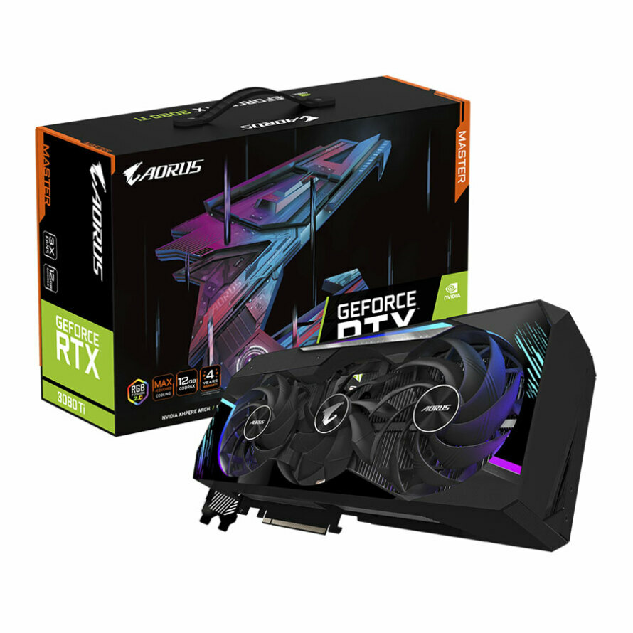 کارت گرافیک گیگابایت AORUS GeForce RTX 3080 Ti MASTER 12G