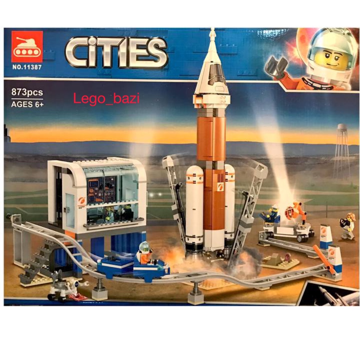 لگو شاتل فضاپیما و سایت تحقیقات فضایی برند BELA LARI TANK 11387