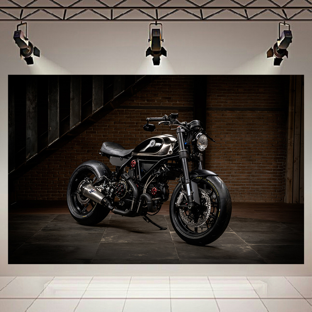 تابلو شاسی طرح موتور مدل Ducati Scrambler کد AR688