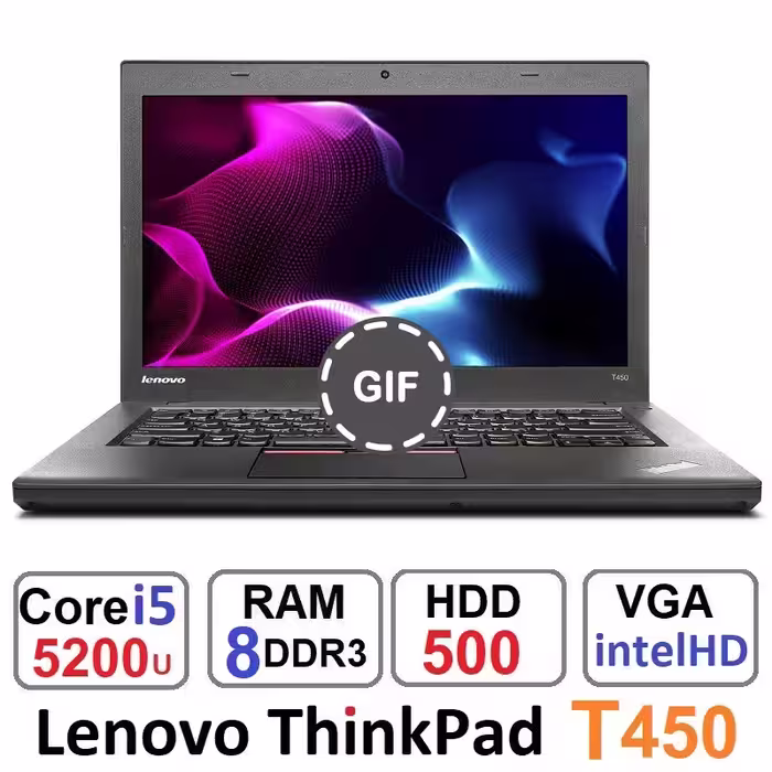 لپ تاپ لنوو Lenovo ThinkPad T450 Core i5 5200u رم8