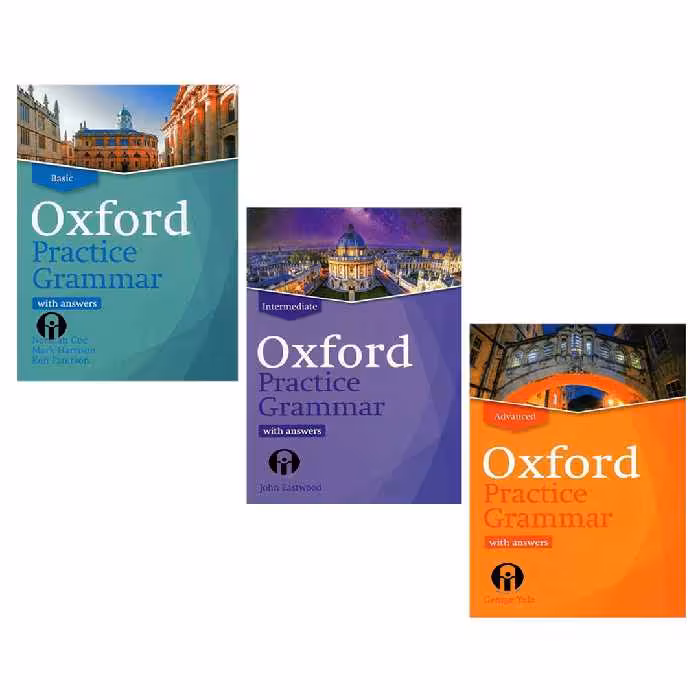 کتاب Oxford Practice Grammar Updated Edition اثر جمعی از نویسندگان انتشارات الوندپویان سه جلدی