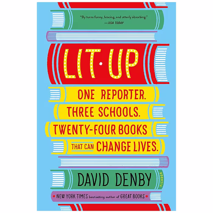 کتاب Lit Up اثر David Denby انتشارات Picador Paper