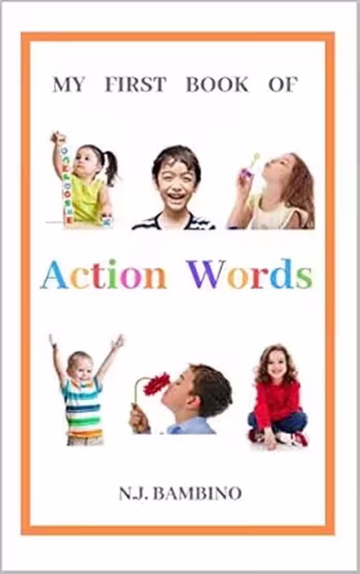خرید و دانلود نسخه کامل کتاب My First Book of Action Words: Perfect picture book for babies and toddlers, Encourage speech and language development (Picture Books) -   PDF