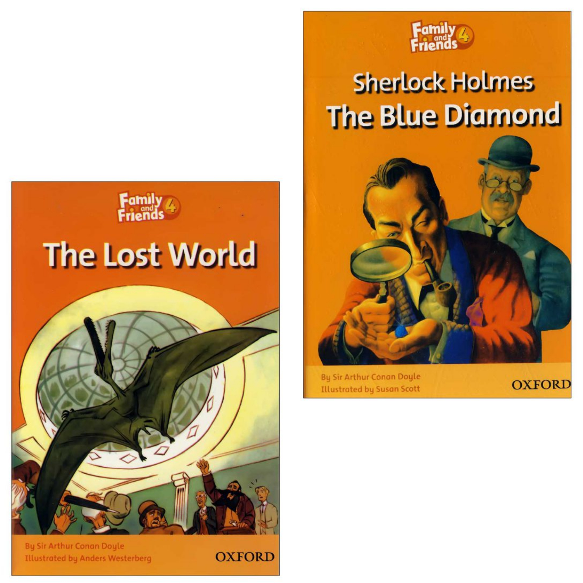  کتاب  Family and Friends Readers 4 اثر Frances Hodgson Burnett انتشارات Oxford دو جلدی