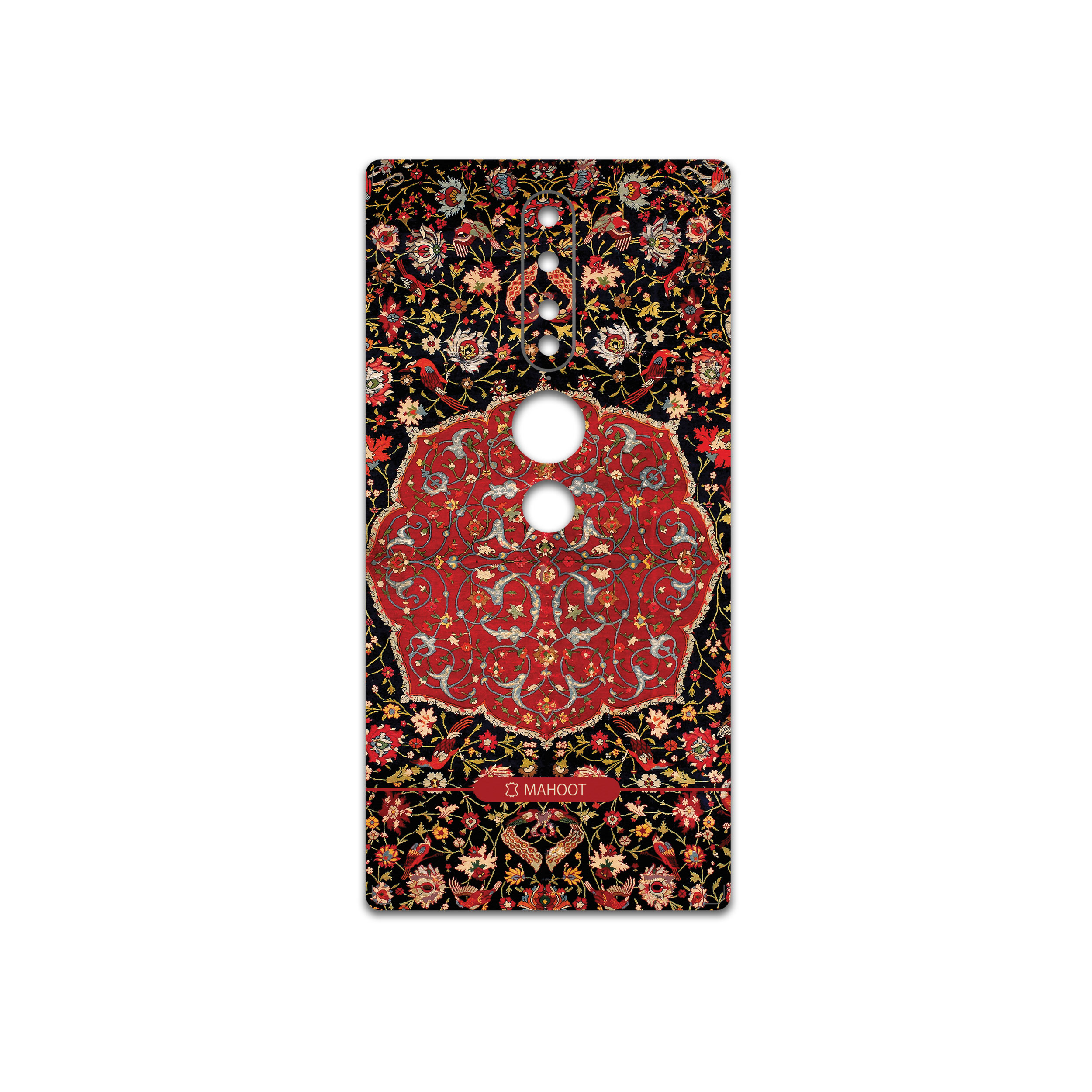 برچسب پوششی ماهوت مدل Persian-Carpet-Red مناسب برای گوشی موبایل لنوو Phab2 Pro