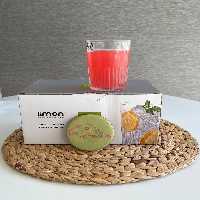 لیوان شیشه ای شیاردار 6 عددی لیمون کد 2216