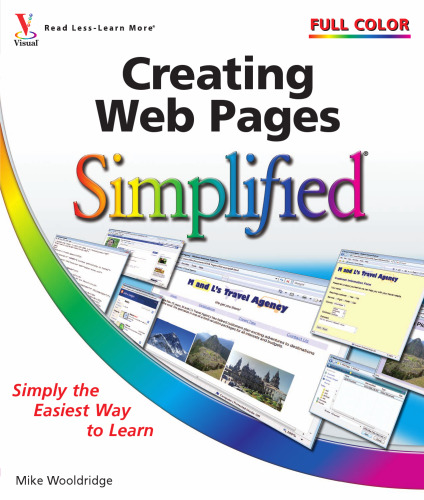 خرید و دانلود نسخه کامل کتاب Creating Web Pages Simplified