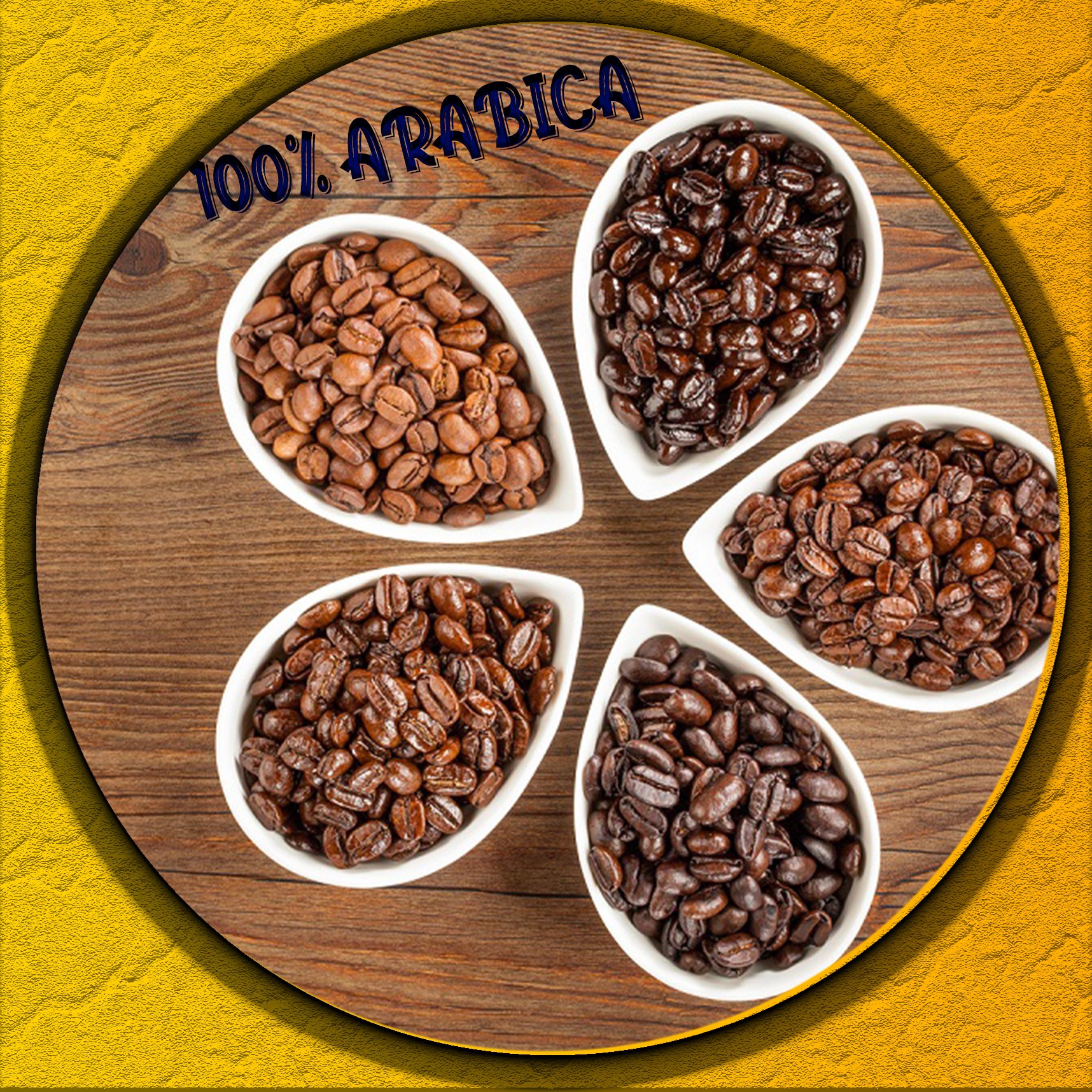 قهوه میکس 100 درصد عربیکا  200 گرمی تازه رست مدیوم شکلاتی   مناسب برای فرنچ پرس ، اسپرسو ساز ، روش‌های فیلتری ، لاته