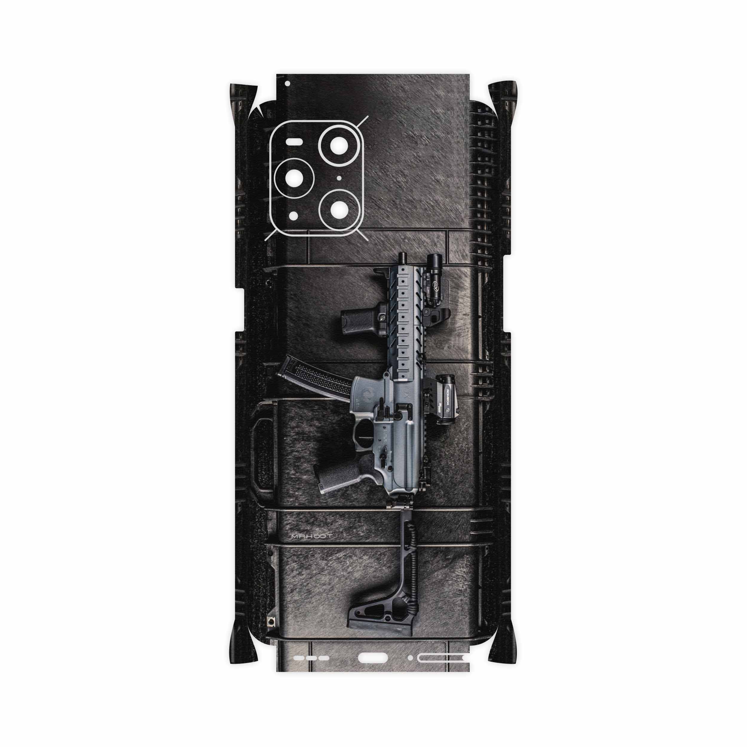 برچسب پوششی ماهوت مدل Gun-FullSkin مناسب برای گوشی موبایل اپو Find X3 Pro