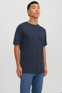 تی شرت آبی مردانه Jack Jones JJEORGANIC BASIC TEE SS O Navy Blue 101069469 Jack &amp; Jones