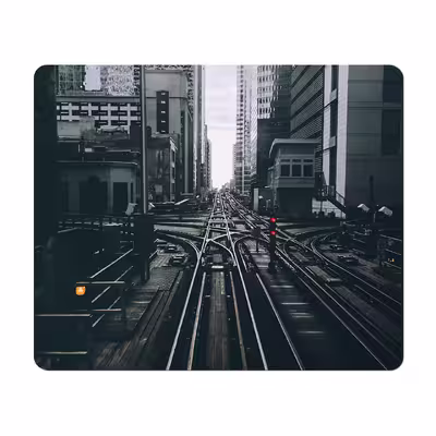 ماوس پد طرح خیابان مدل MPE369