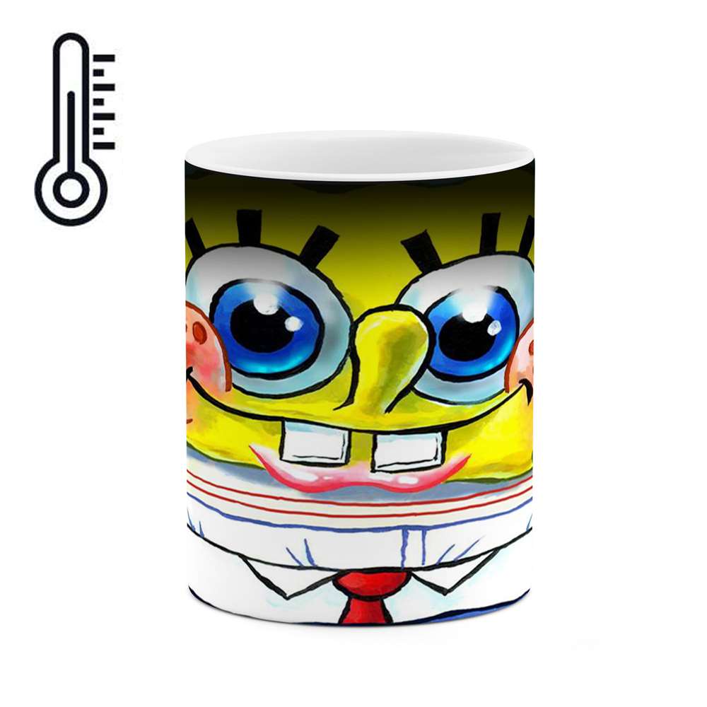 ماگ حرارتی طرح باب اسفنجی و پاتریک مدل mgph14281