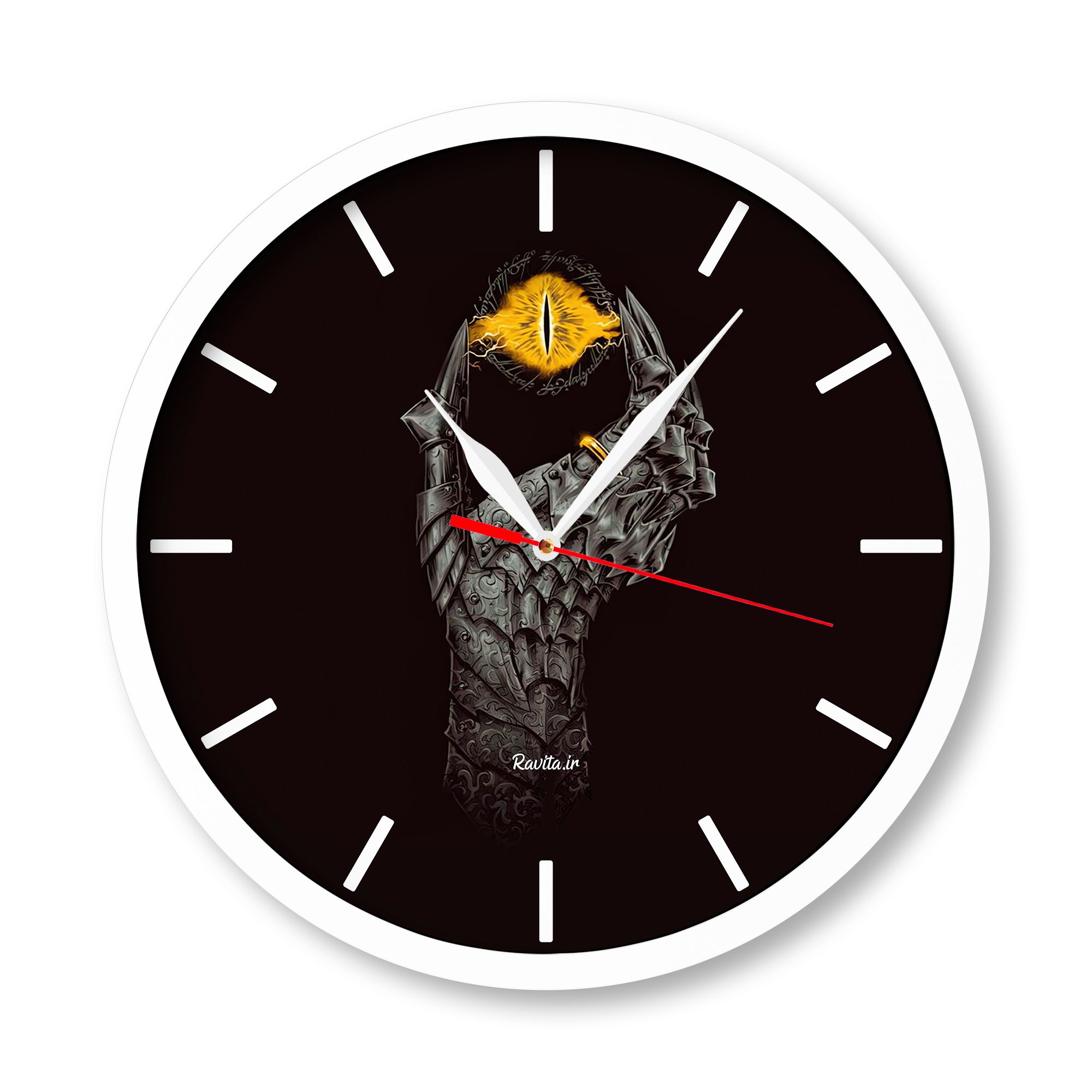 ساعت‌ دیواری راویتا طرح ارباب حلقه‌ها کد 3325