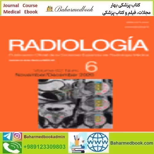 Radiología English Edition Volume 62 Issue 1 to 6 2020 TR