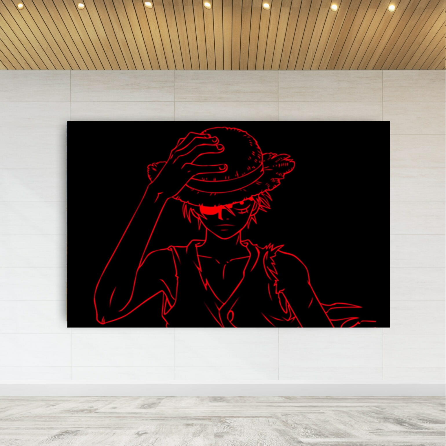 تابلو بوم طرح انیمه وان پیس - One Piece مدل SDB529