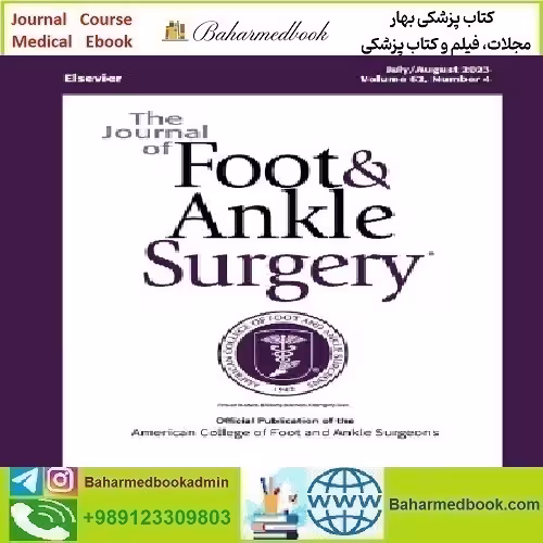 The Journal of Foot and Ankle Surgery Volume 63 Issue 1 to 2 202