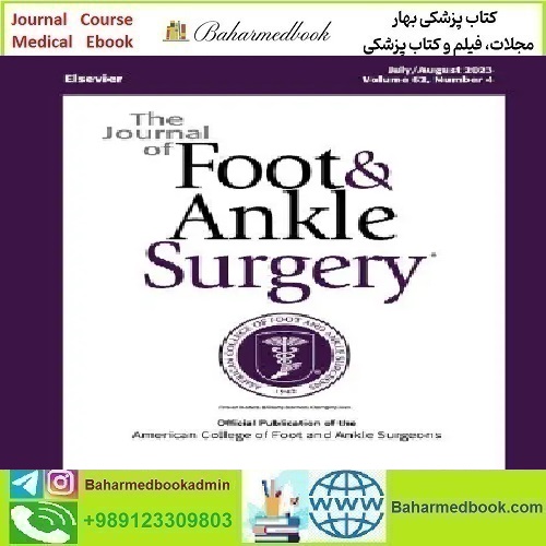 The Journal of Foot and Ankle Surgery Volume 63 Issue 1 to 2 202