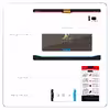 برچسب پوششی ماهوت مدل LOUIS-VUITTON-Logo مناسب برای تبلت هوآوی Matepad T10 2020 AGS-L09