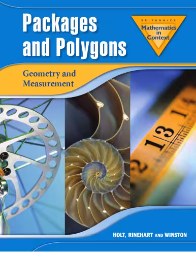 خرید و دانلود نسخه کامل کتاب Mathematics in Context: Packages and Polygons: Geometry and Measurement