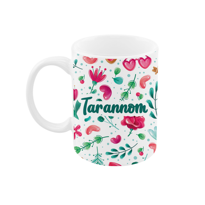 ماگ رژارت مدل اسم ترنم