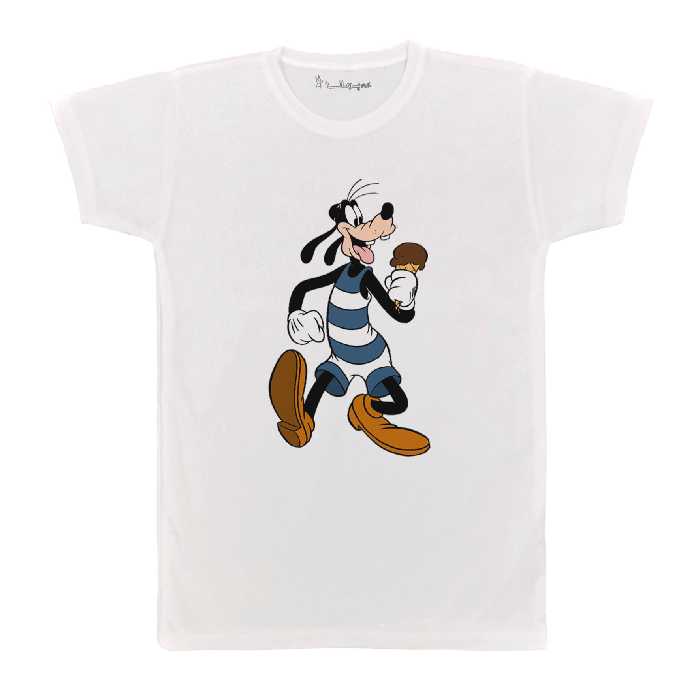 تی شرت آستین کوتاه بچگانه پرمانه طرح گوفی کد pmt.7722