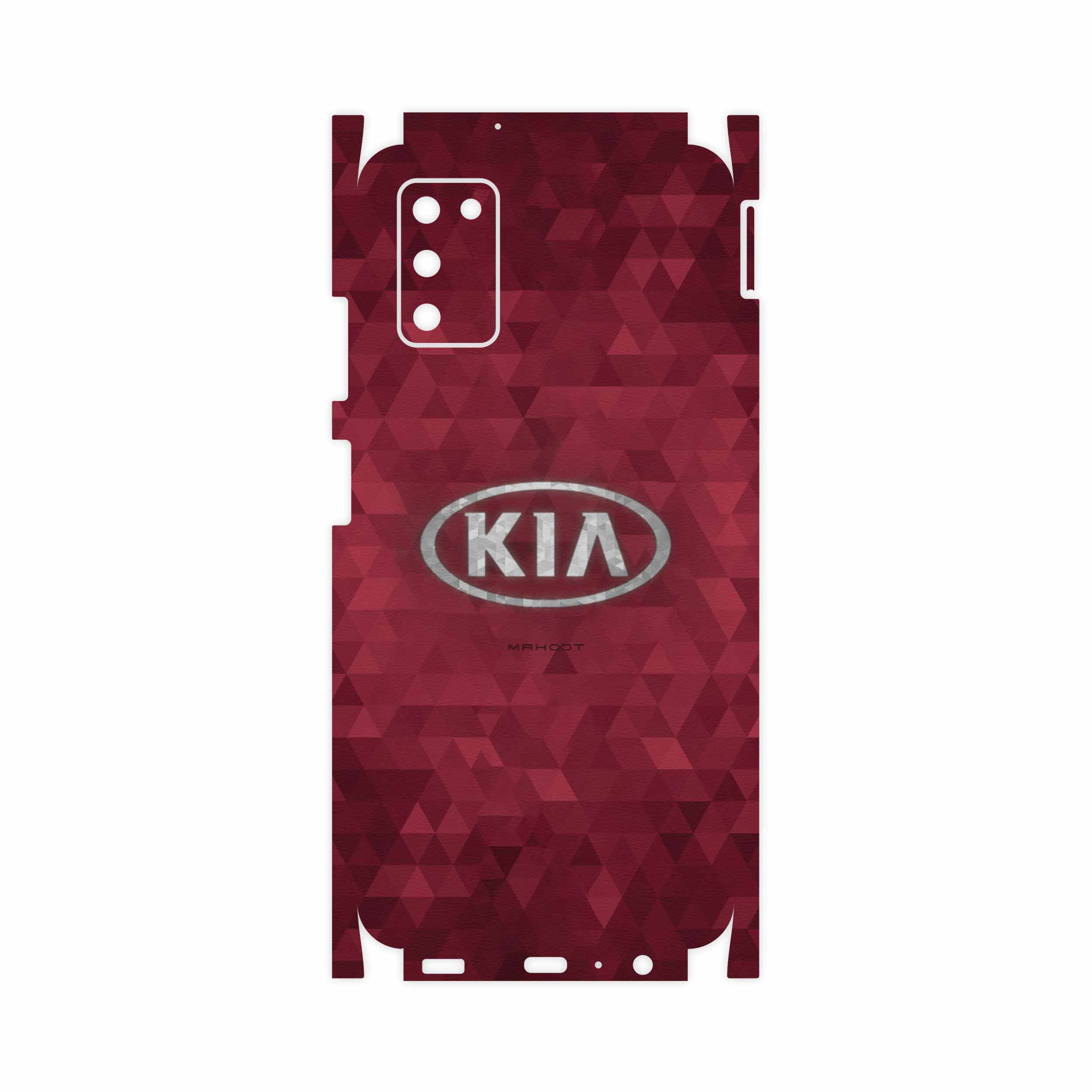 برچسب پوششی ماهوت مدل KIA-Logo-FullSkin مناسب برای گوشی موبایل سامسونگ Galaxy A03S