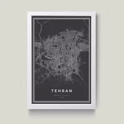 تابلو مدل تهران کد m2661-w