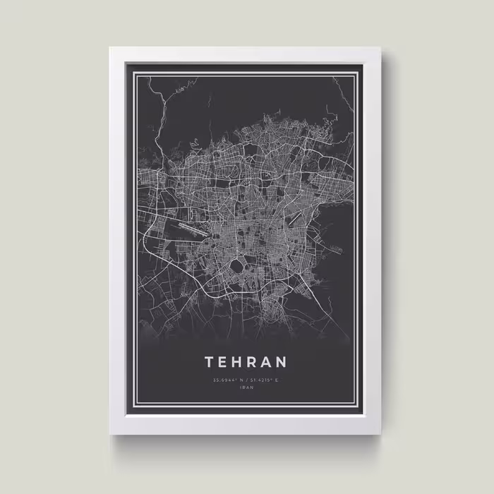 تابلو مدل تهران کد m2661-w