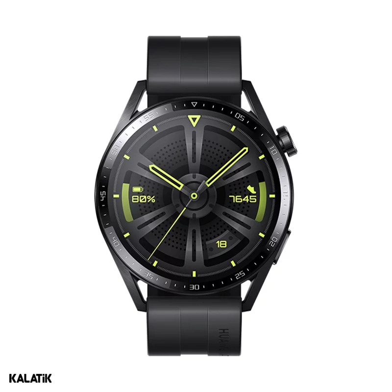 ساعت هوشمند هواوی GT 3 (46mm) مدل JPT-B19 با بند فلورالاستومر