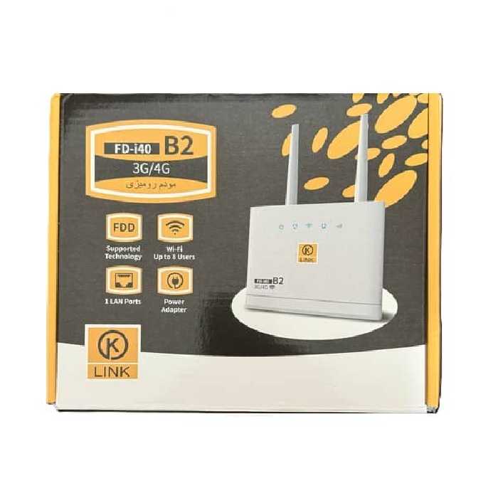 مودم سیمکارت خور 4G LTE مدل FD i40 B2 انلاک - تکنو لینک 148