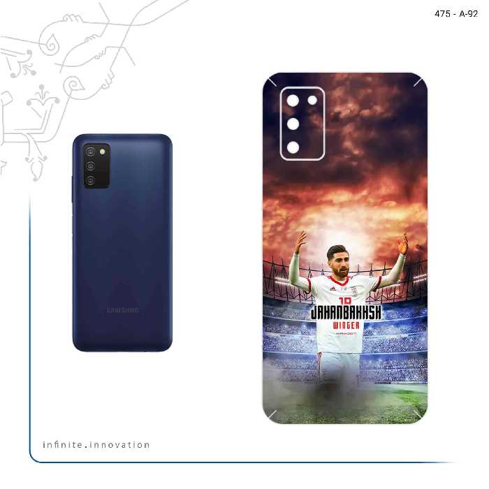 برچسب پوششی ماهوت مدل Alireza Jahanbakhsh مناسب برای گوشی موبایل سامسونگ Galaxy A03S