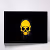 تابلو مدل gold skull کد F-12043