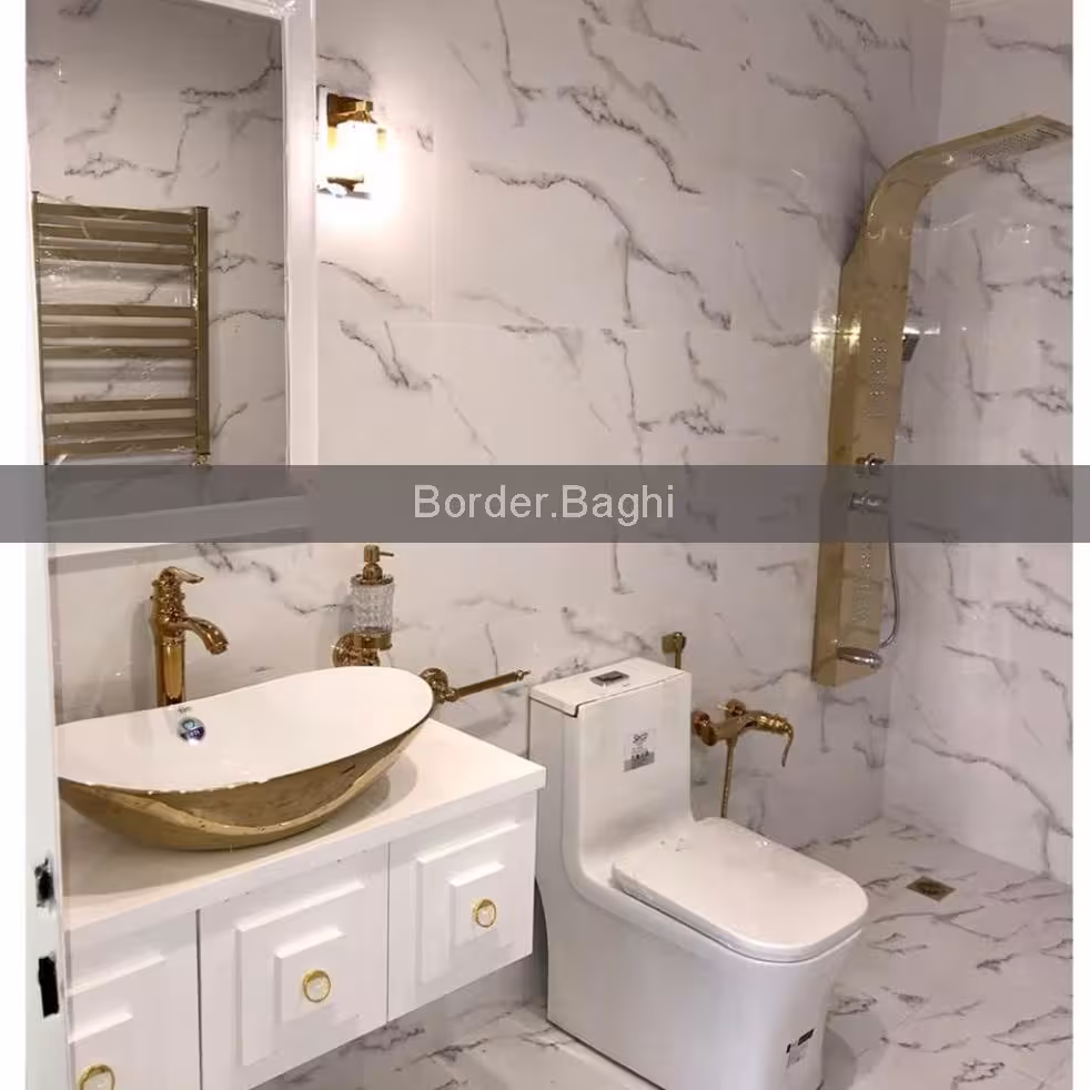 کار اجرا شده کابین روشویی مدل آریزو 3m سفید