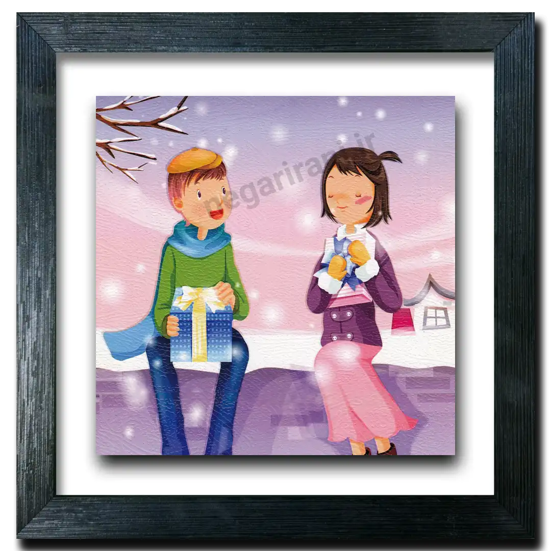 تابلو زمستان سرد  طرح  F 27