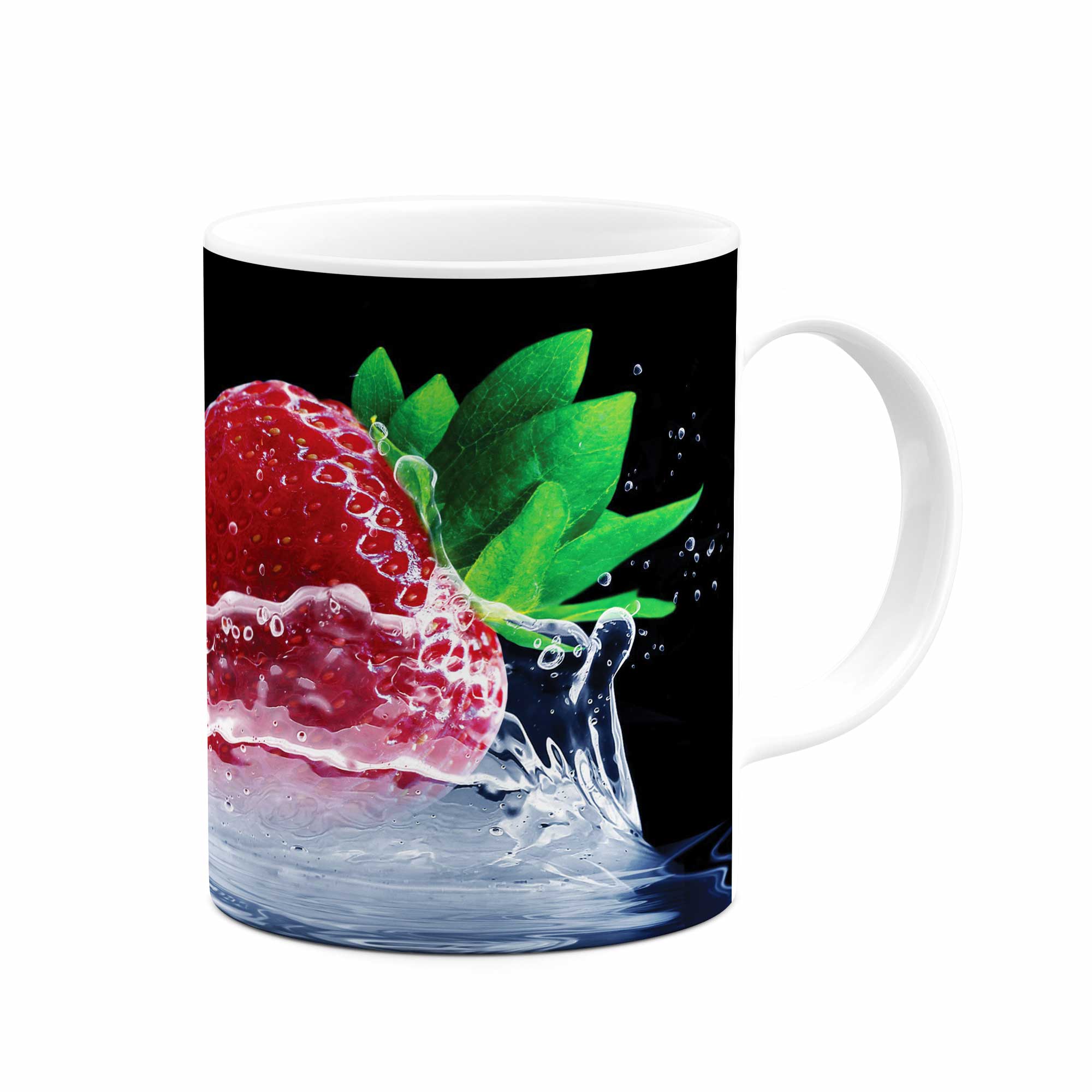 ماگ طرح توت فرنگی مدل mu00146