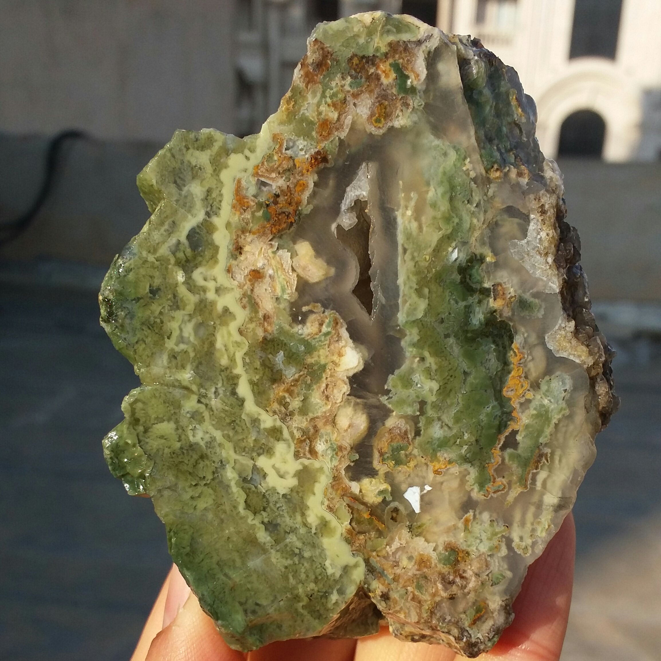 اسلایس سنگ راف عقیق منظره سبز  خارق العاده شاهکار خلقت کاملا طبیعی
با قابلیت ساخت چندین نگین دیدنی و محشر
کد 8035