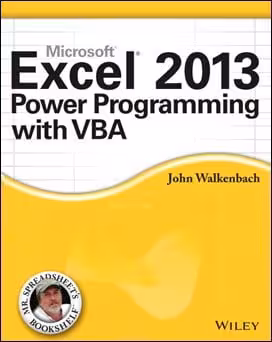 󾕇 Walkenbach J., Excel 2013 Power Programming with VBA, 2013 - دانلود کتاب های دانشگاهی