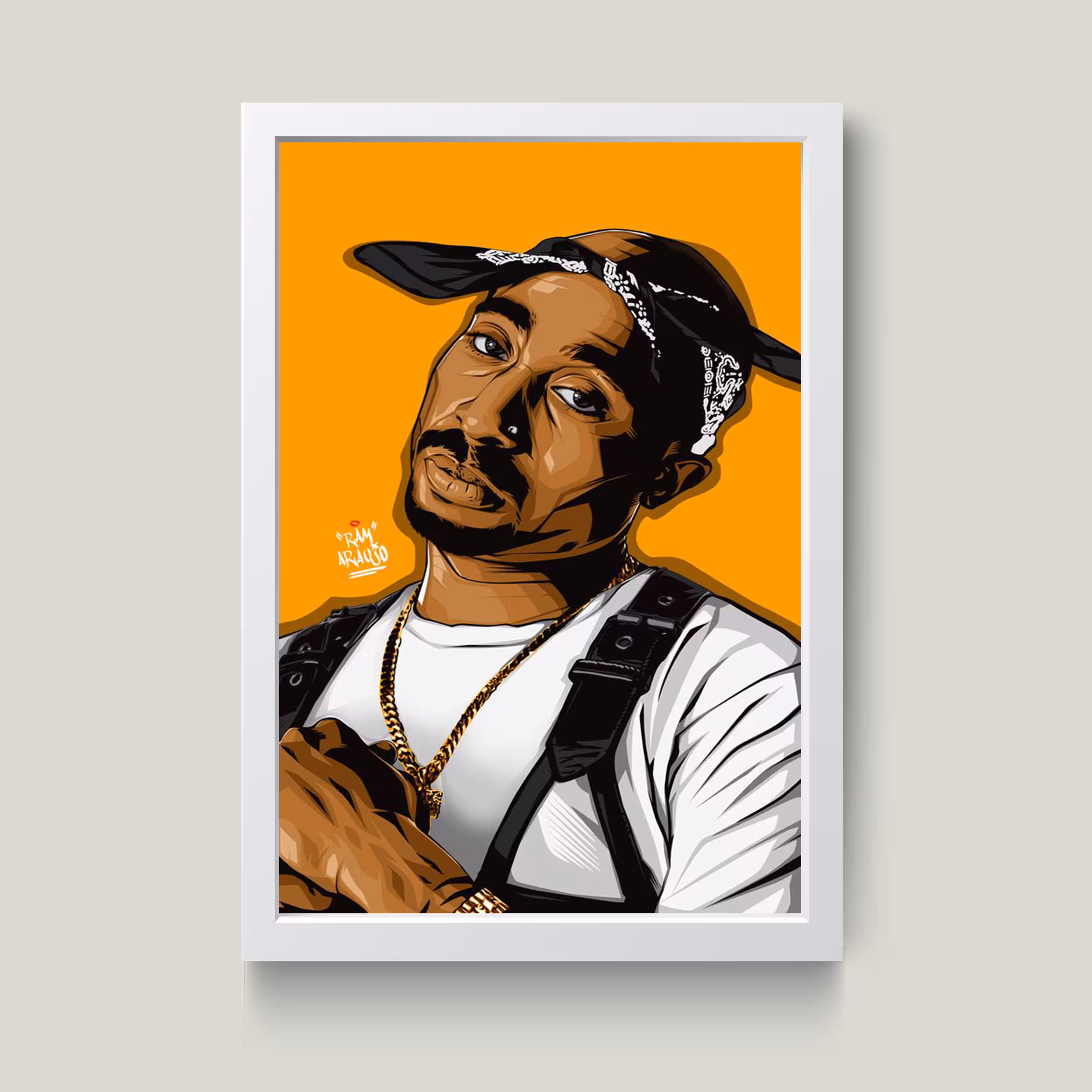 تابلو مدل توپاک 2pac کد G14-18
