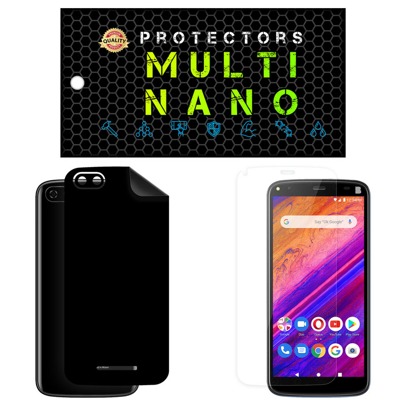 محافظ صفحه نمایش مولتی نانو مدل X-SFM مناسب برای گوشی موبایل بلو G5 به همراه برچسب پوششی | کالا برتری