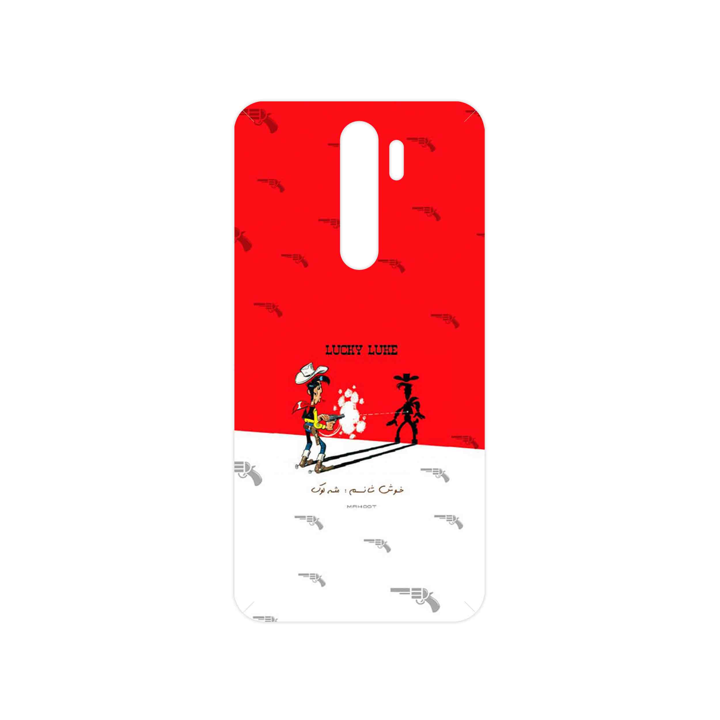 برچسب پوششی ماهوت مدل Lucky Luke مناسب برای گوشی موبایل شیائومی Redmi Note 8 Pro