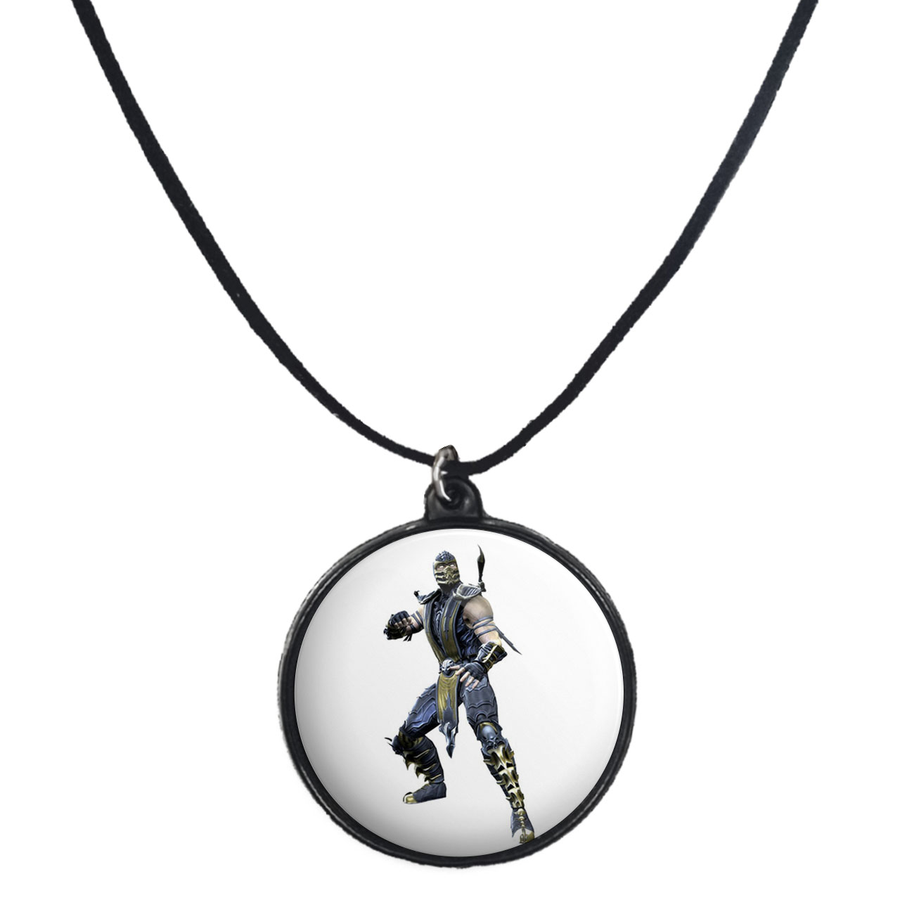 گردنبند پرمانه طرح mortal kombat کد pmb.27537مدل دو طرفه