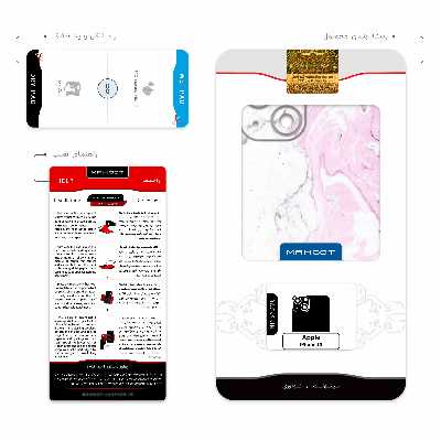 برچسب پوششی ماهوت مدل Blanco-Pink-Marble مناسب برای گوشی موبایل اپل iPhone 13