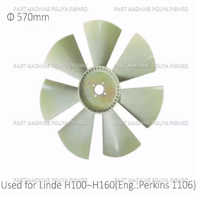 پروانه موتور لیفتراک لینده مدل Linde H100~H160 Eng.:Perkins 1106