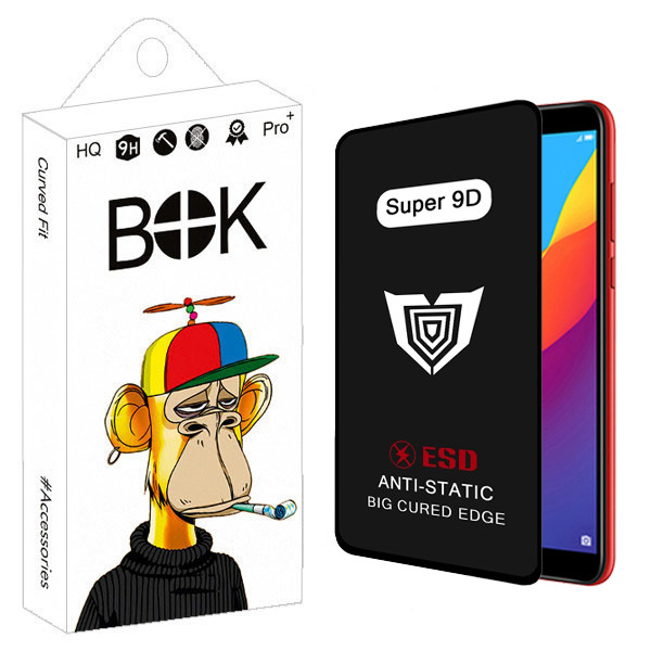 محافظ صفحه نمایش بوک مدل Super 9D Touch مناسب برای گوشی موبایل هوآوی Y7 2018 / آنر 7c | کالا برتری