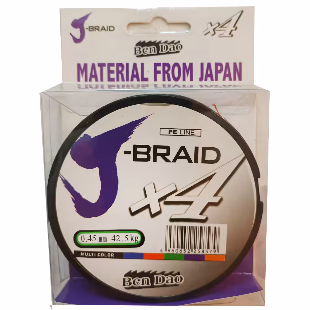 ریسه ماهیگیری بن دائو مدل ابریشمی کد braid-100 سایز 0.45 میلی متر