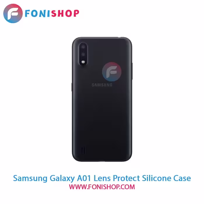 قاب سیلیکونی محافظ لنزدار گوشی سامسونگ Samsung Galaxy A01