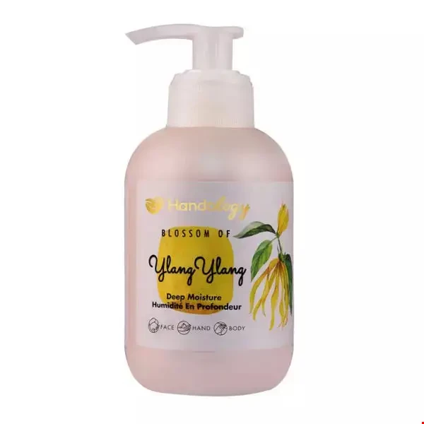 کرم نرم کننده با رایحه شکوفه یلانگ یلانگ هندولوژی 230 میلی لیتری